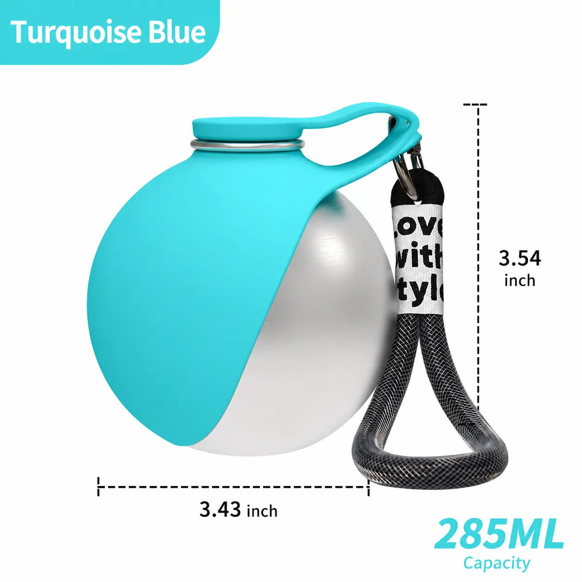 PAWCHUM Premium Portable Dog Water Bottle - Spill-Proof, Mess-Free Hydration Solution for All-Terrain Travel with Easy One-Handed Operation and Leak-Free Design