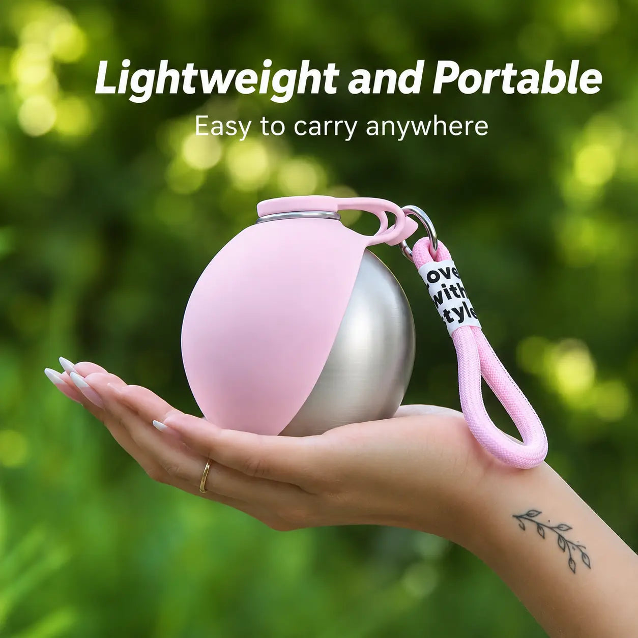 PAWCHUM Premium Portable Dog Water Bottle - Spill-Proof, Mess-Free Hydration Solution for All-Terrain Travel with Easy One-Handed Operation and Leak-Free Design